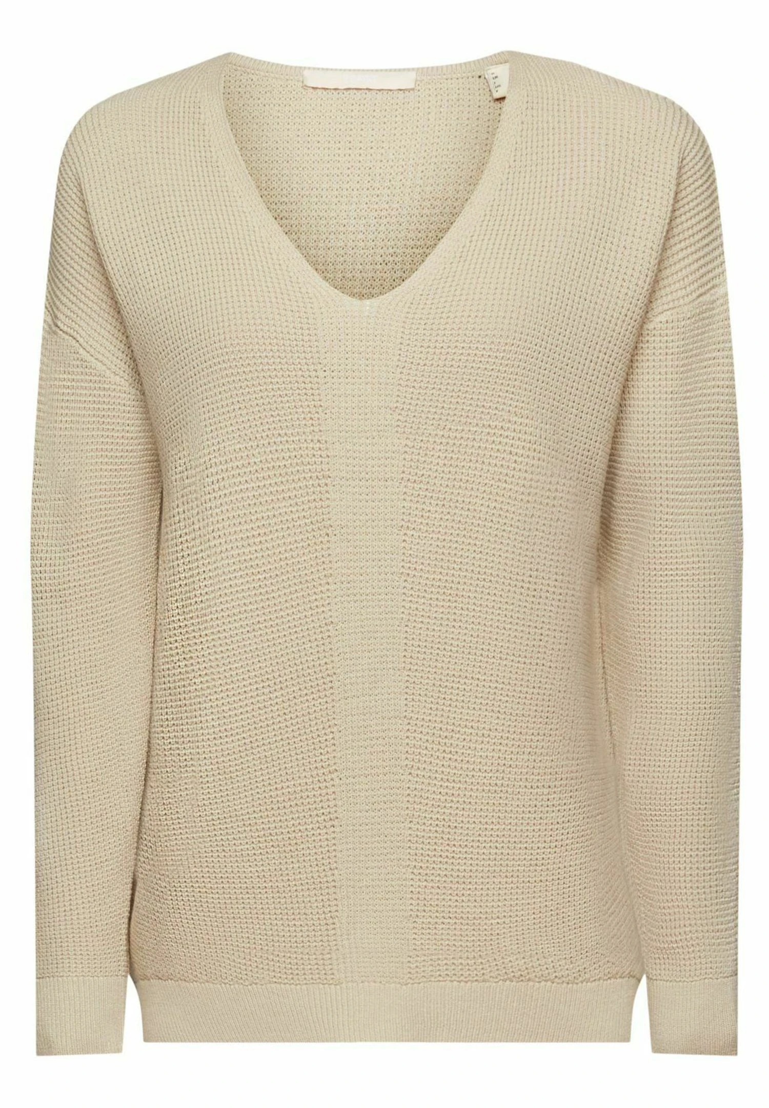 Edc By Esprit Mit V-Ausschnitt - Jumper - Light Taupe 6 Edc By Esprit Mit V-Ausschnitt - Jumper - Light Taupe - Image 6