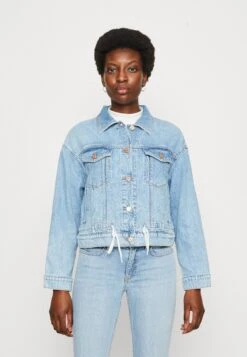 Edc By Esprit Jacket - Denim Jacket - Blue Medium Wash