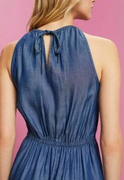 Edc By Esprit Light - Denim Dress - Blue Dark Washed -Esprit Sales Store 29f84f90ce8f473ea2c031326e959e71