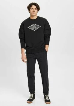 ESPRIT Mit Logo-Print - Sweatshirt - Black -Esprit Sales Store 2c593f29adc04f36b7754b6dd2379136