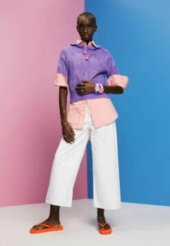 Edc By Esprit Print T-Shirt - Purple