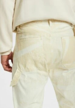 ESPRIT Gemusterte Mit Geradem Bein - Trousers - Beige -Esprit Sales Store 2d4030b8a53c41b187e09068a42f096d