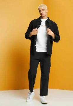 ESPRIT Mit Logo - Print T-Shirt - White