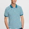 ESPRIT Gestreiftes - Polo Shirt - Petrol Blue