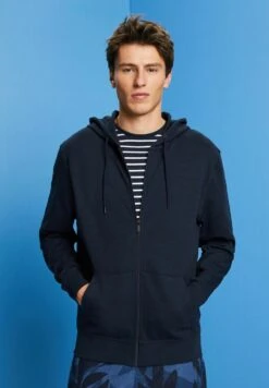 ESPRIT Zip-Up Sweatshirt - Navy -Esprit Sales Store 30083852b0394d2eb58bd4f19c52e352