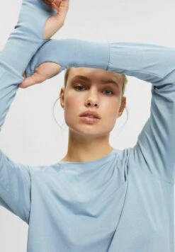 Long Sleeved Top - Pastel Blue -Esprit Sales Store 300c89dad63d42e39886354987ff4c4a