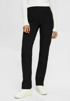ESPRIT Mit Geschlitzten Säumen Und Reissverschluss - Trousers - Black