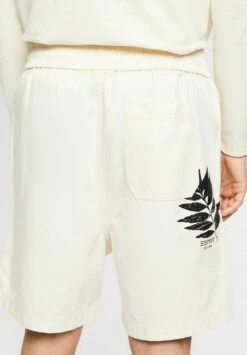 ESPRIT Mit Print Hinten - Tracksuit Bottoms - Cream Beige -Esprit Sales Store 365f19b24533444eae47a936804e5075
