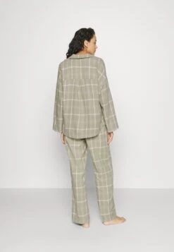 ESPRIT Flannel Check - Pyjamas - Light Khaki -Esprit Sales Store 36be787fb3f34562bead4c6573a42cdc