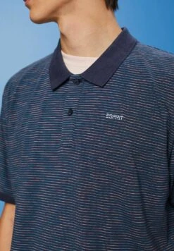 ESPRIT MeliertesMit Streifen - Polo Shirt - Navy -Esprit Sales Store 38ca43a6c54e4f3dbb88e71b4fc61dbb