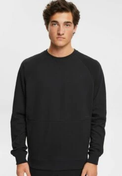 Mit Struktur - Sweatshirt - Black