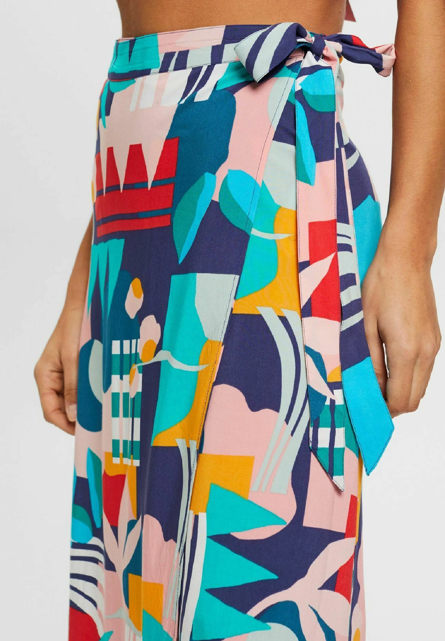 ESPRIT Wickel Mit Print - Wrap Skirt - Ink 4 ESPRIT Wickel Mit Print - Wrap Skirt - Ink - Image 4