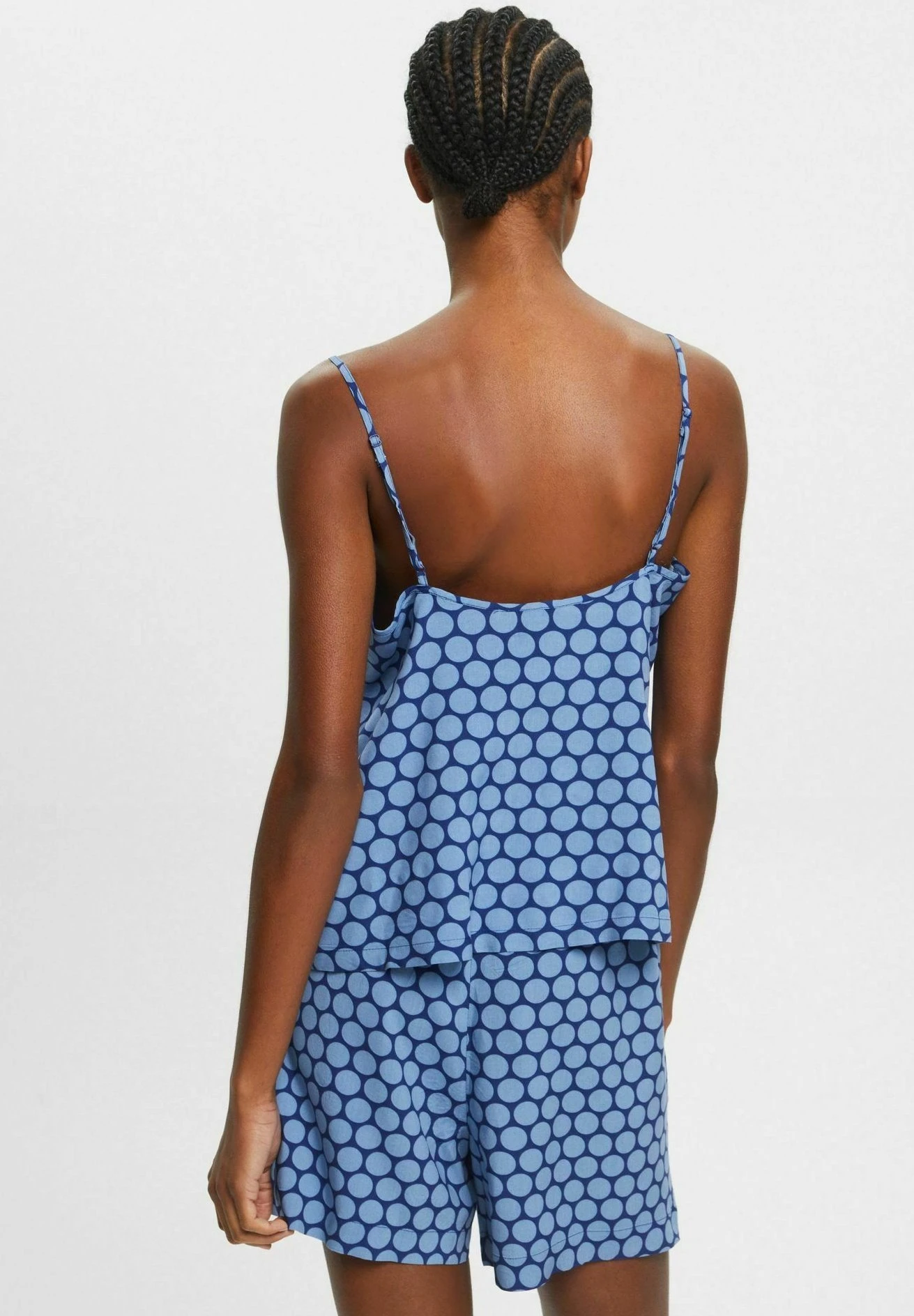 ESPRIT Mit Pünktchenprint - Pyjama Set - Dark Blue 3 ESPRIT Mit Pünktchenprint - Pyjama Set - Dark Blue - Image 3