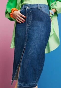 ESPRIT Pencil Skirt - Blue Dark Washed -Esprit Sales Store 3a1f358d16774ceba40283d8a93dbb1d