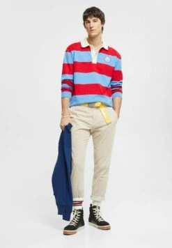 ESPRIT Gestreiftes Rugby - Polo Shirt - Light Blue Lavender -Esprit Sales Store 3ae768978a3443f49e06a82b6b9ac338