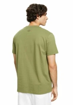 ESPRIT Mit Retro-Logo - Print T-Shirt - Olive -Esprit Sales Store 3ec0e2646d4c456885cebe5d6360e3e5