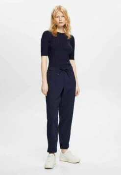 ESPRIT Im Stil - Trousers - Navy -Esprit Sales Store 4030d6b267db4a4da55f7c7bab2e9b79