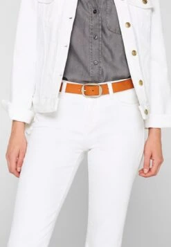 ESPRIT Mit Vintage-Schnalle, Aus Leder - Belt - Rust Brown