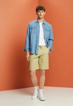 Edc By Esprit Gemusterte Pull On - Tracksuit Bottoms - Pastel Green -Esprit Sales Store 431880b9617c495ba6e6e8f6e9a58894