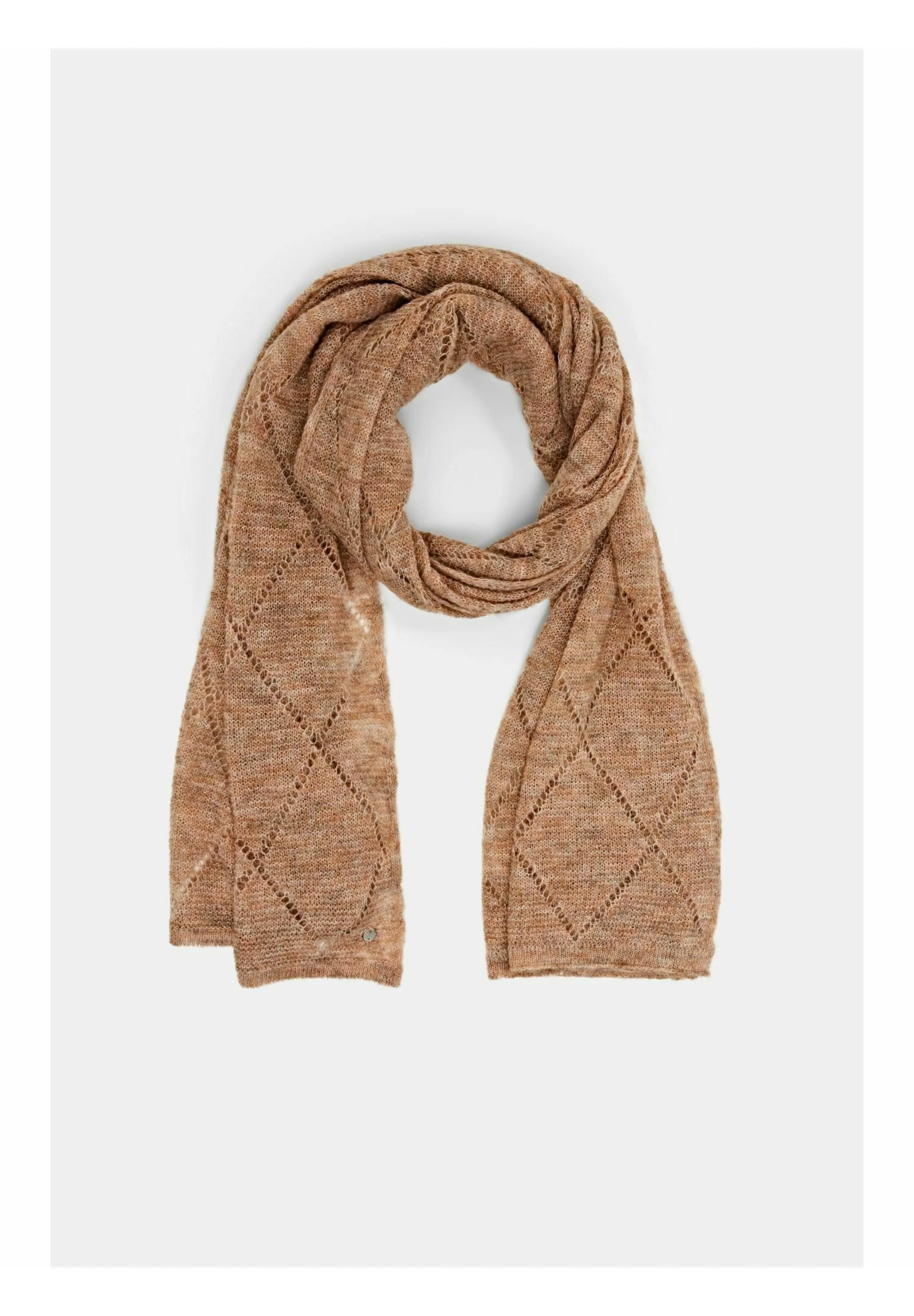ESPRIT Rcs_Wo_Ajoursha - Scarf - Caramel 3 ESPRIT Rcs_Wo_Ajoursha - Scarf - Caramel - Image 3