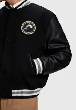 ESPRIT College - Bomber Jacket - Black -Esprit Sales Store 450a8146d84347fea3b145eb2944e706