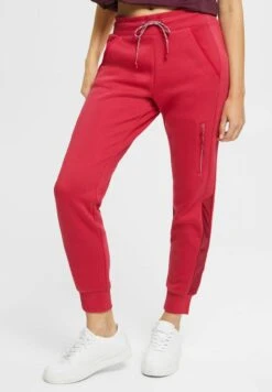 ESPRIT Mit Tasche Am Bein - Tracksuit Bottoms - Cherry Red