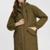 Edc By Esprit Winter Coat - Khaki Green