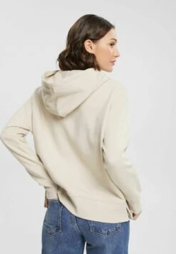 ESPRIT Mit Seitlichen Reissverschlüssen - Hoodie - Light Taupe -Esprit Sales Store 45fb53115572468b9f4b816239d82b46
