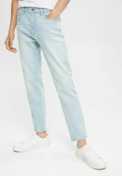 Edc By Esprit Stretch - Straight Leg Jeans - Blue Bleached