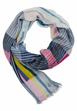 ESPRIT Mit Geometrischen Streifen - Scarf - Pastel Blue 5 ESPRIT Mit Geometrischen Streifen - Scarf - Pastel Blue -Esprit Sales Store 46aef9c8c577402a90ac81970a6bc165