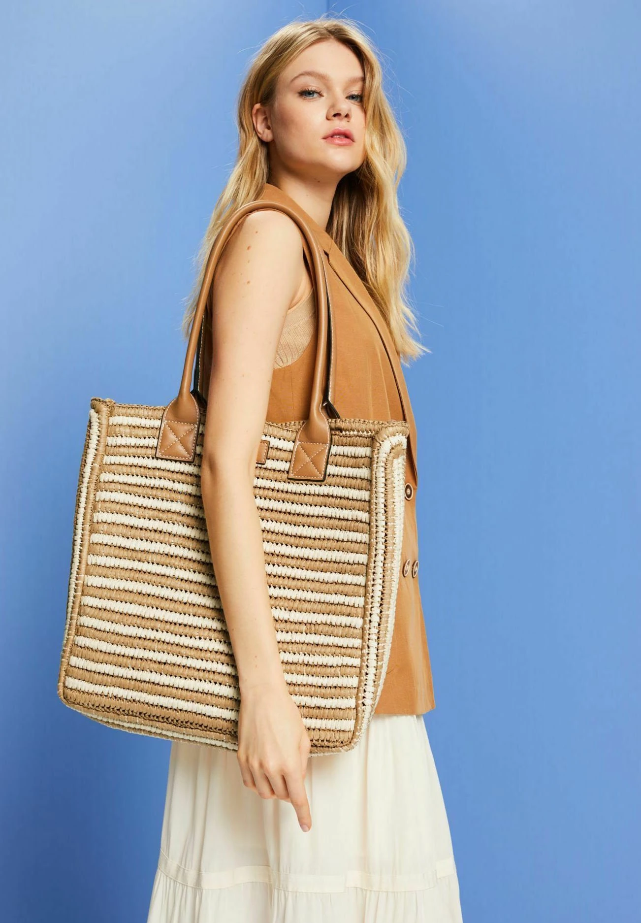 ESPRIT Tote Bag - Camel 1 ESPRIT Tote Bag - Camel