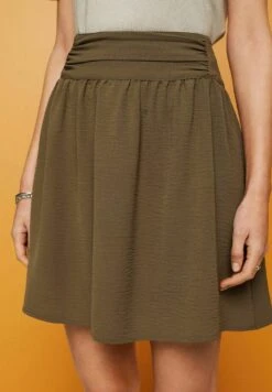 ESPRIT Light - A-Line Skirt - Khaki Green -Esprit Sales Store 48a83842f84641a7ad2b6faa0aa87247