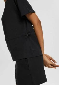 Mit Kordelzug - Basic T-Shirt - Black -Esprit Sales Store 4995d0a6dba94369be6ab3d453b76ed7