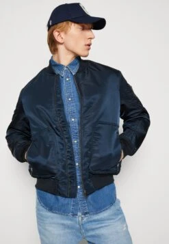 ESPRIT Bomber Jacket - Petrol Blue -Esprit Sales Store 4c66c151a8dc4cf2b08ab9cc7450a925