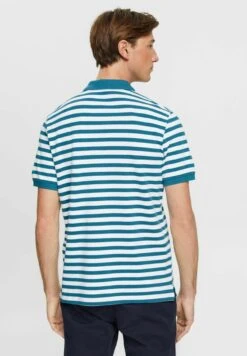 ESPRIT Gestreiftes - Polo Shirt - Petrol Blue 9 ESPRIT Gestreiftes - Polo Shirt - Petrol Blue -Esprit Sales Store 4d8d510f69554f86b9046f8d059ac9f1