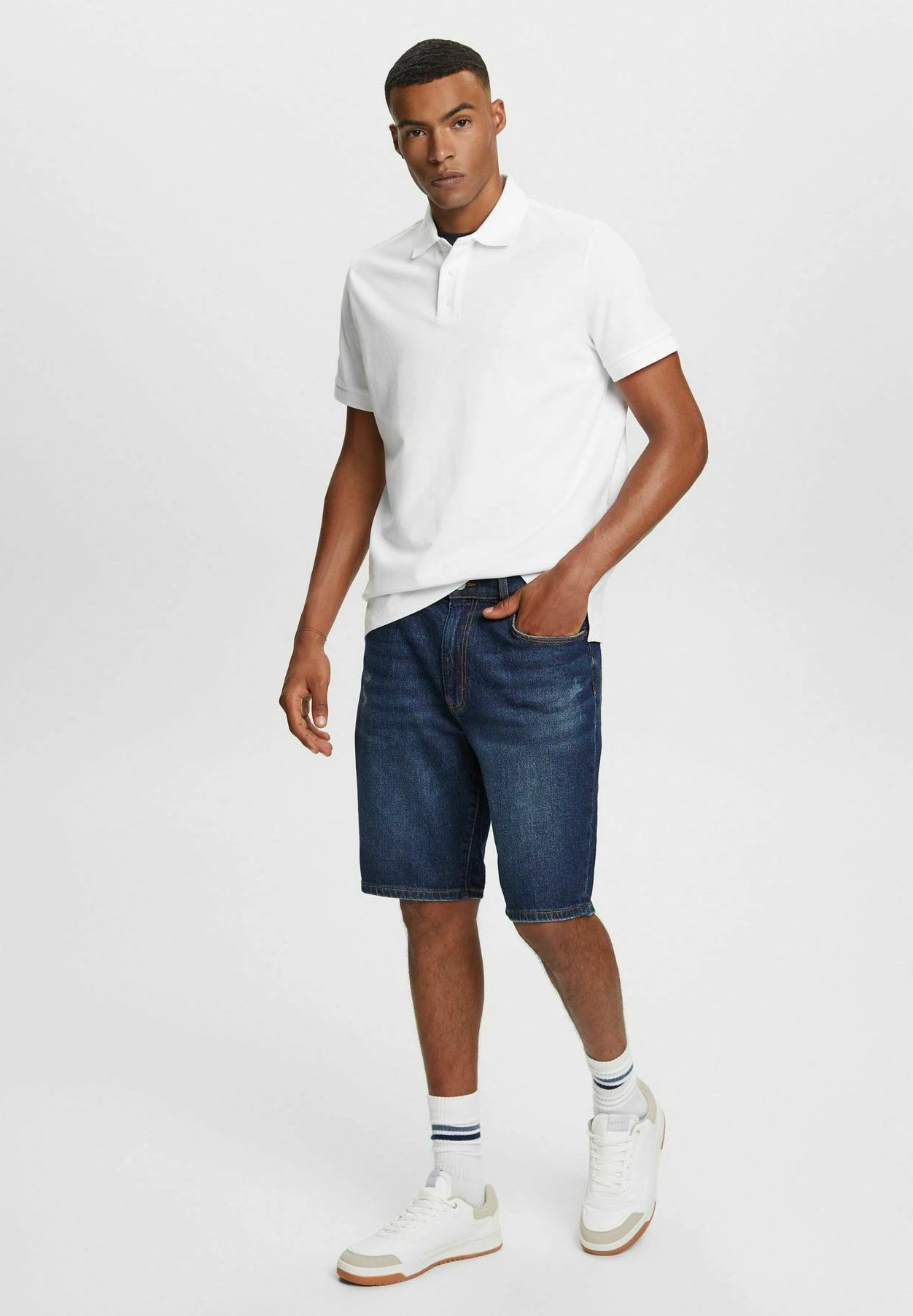 Polo Shirt - White 2 Polo Shirt - White - Image 2