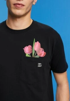 ESPRIT Print T-Shirt - Black 12 ESPRIT Print T-Shirt - Black -Esprit Sales Store 501fdffd0e3a4747891d09f0907f967b
