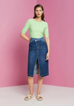 ESPRIT Pencil Skirt - Blue Dark Washed -Esprit Sales Store 5190b73079bd445f8f5c3b4b8950d4b7