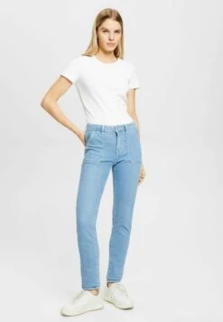 ESPRIT High-Rise - Slim Fit Jeans - Blue Light Washed 14 ESPRIT High-Rise - Slim Fit Jeans - Blue Light Washed -Esprit Sales Store 53265f49bae44b25b5f023360027ac3b