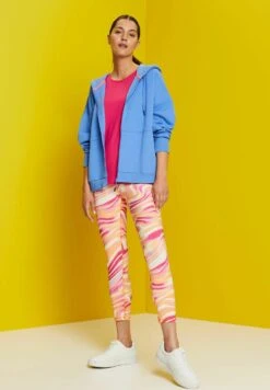 Zip-Up Sweatshirt - Light Blue Lavender