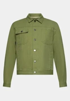 ESPRIT Trucker - Denim Jacket - Olive -Esprit Sales Store 545c5e5d2be9433ba07c3f1fdebc4191