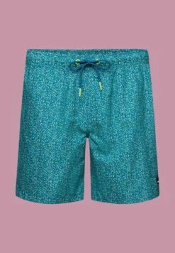 ESPRIT Mit Allover-Muster - Swimming Shorts - Teal Blue -Esprit Sales Store 5510fabfa6e6487c8793bd0b99714d81