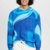 ESPRIT Mit Allover-Muster - Jumper - Blue