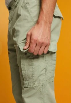 ESPRIT Cargo Trousers - Light Green -Esprit Sales Store 55a82c13777c4e9aab34101e2ddcad54