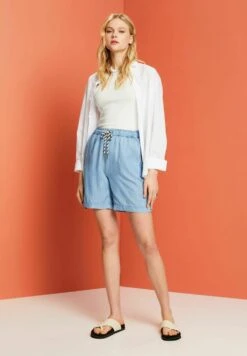 ESPRIT Denim Shorts - Blue Light Wash 12 ESPRIT Denim Shorts - Blue Light Wash -Esprit Sales Store 5874f165f9744bf3b777aba93f39d2be