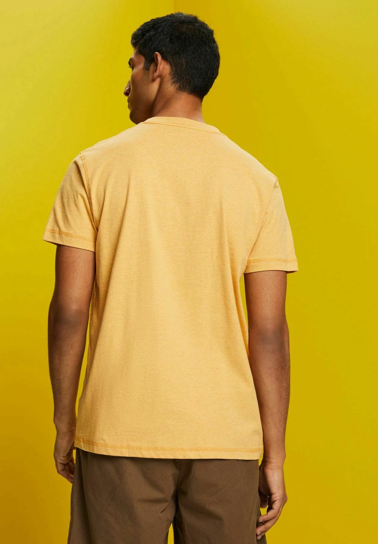 ESPRIT Basic T-Shirt - Sunflower Yellow 3 ESPRIT Basic T-Shirt - Sunflower Yellow - Image 3