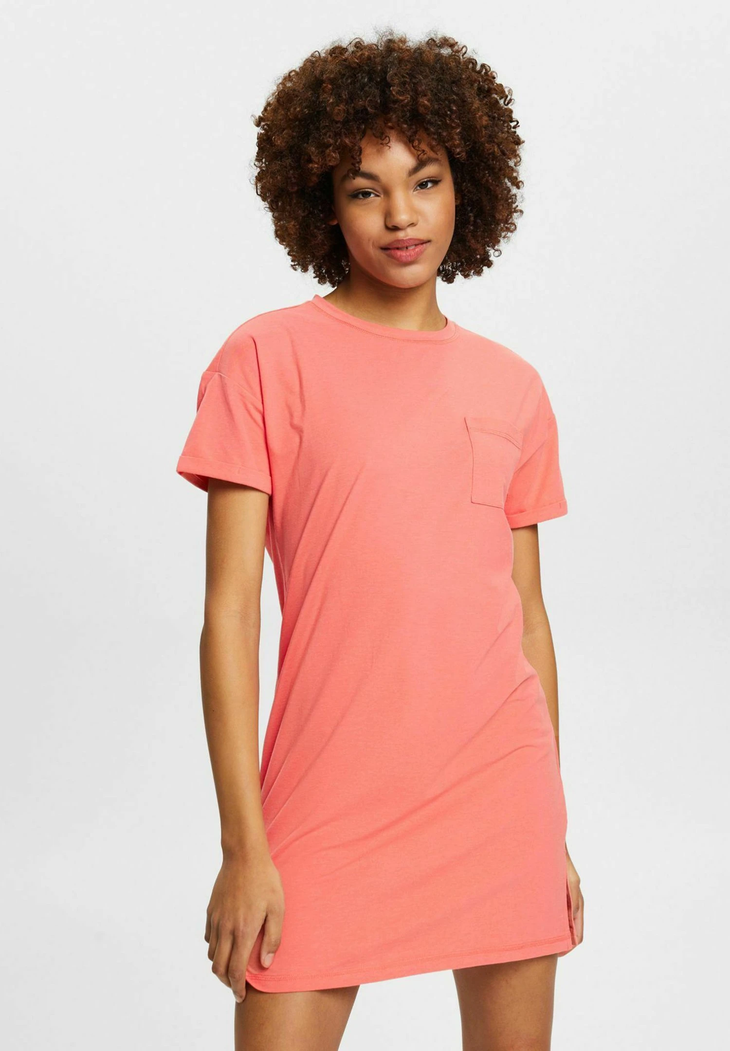 ESPRIT Cosy Melange Short Sleeve Melange - Nightie 1 ESPRIT Cosy Melange Short Sleeve Melange - Nightie