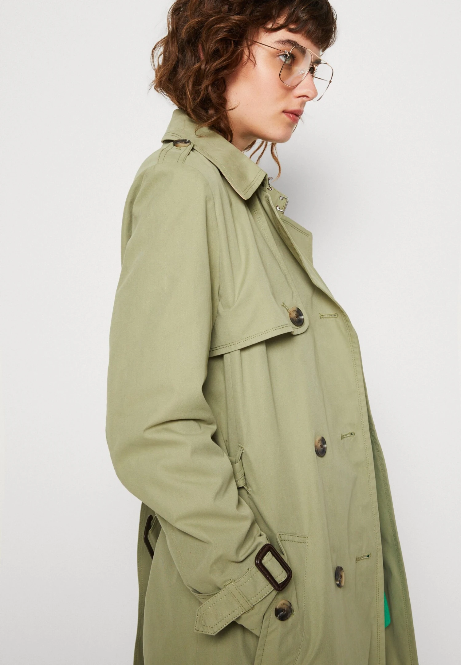 ESPRIT Classic - Trenchcoat - Light Khaki 4 ESPRIT Classic - Trenchcoat - Light Khaki - Image 4