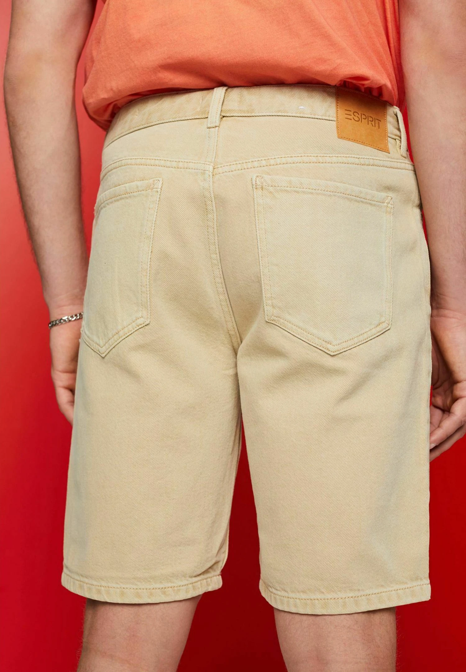 Edc By Esprit Aus Coloured - Denim Shorts - Sand 7 Edc By Esprit Aus Coloured - Denim Shorts - Sand - Image 7