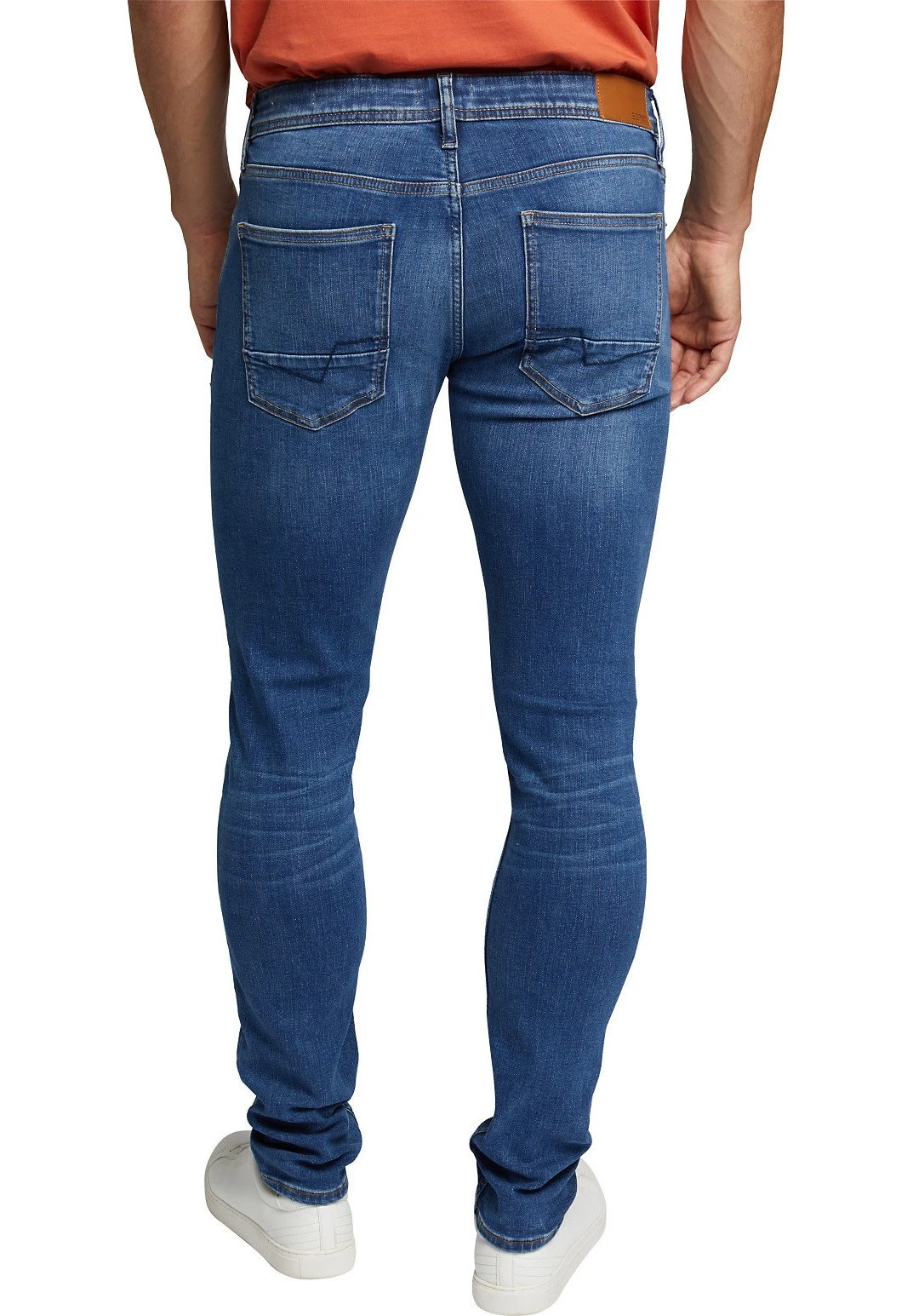 ESPRIT Slim Fit Jeans - Blue Medium Washed 6 ESPRIT Slim Fit Jeans - Blue Medium Washed - Image 6